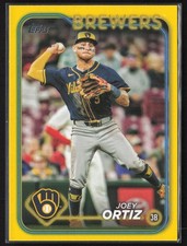 Joey Ortiz 2024 Topps Update Yellow #US257 Milwaukee Brewers