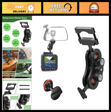 Universal Dash Cam Mount - Aluminum Rearview Mirror Bracket Kit for Easy Install
