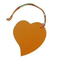 HERM S Hermes Petit h Leather Silk Charm - DUTY FREE