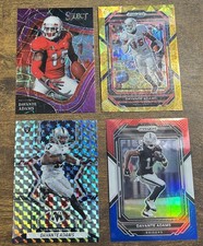 Lot Of 4 Devante Adam’s 🏈 Trading Cards - 2022 Panini Prizm/select Parallels