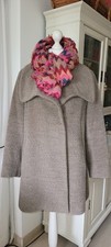 Cinzia Rocca Wollmantel Taupe Gr. 44 - Fast neu! 