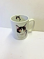 CALICO  Cat 16 oz Coffee Tea / Mug  Pre-Owned 4 1/4 inches tall