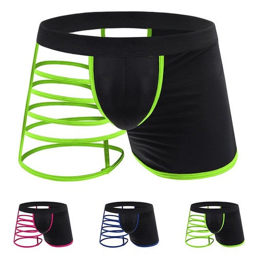 Slip Homme En Satin Soie Glacée Respirant - 70% Polyamide, 30% Spandex, Taille Grande, Neuf Avec étiquettes