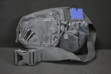 WATERFLY Outdoor Sports Waist Pack Fanny Pack Running Belt Pouch Dark Gray