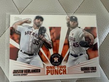 2023 Topps Series 1 - One-Two Punch Justin Verlander, Gerrit Cole #12P-18