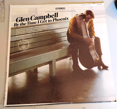 Glen Campbell By the Time I Get to Phoenix 1967 Capitol ST2851 Vinyl Record LP