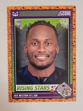 2024 Score-A-Treat Rising Stars Orange Pumpkin #28 Joe Milton III Patriots