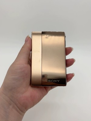 Sony Cyber   Shot DSC-TX1 10.2MP 4x Optical Zoom Digital Camera Titanium Gold