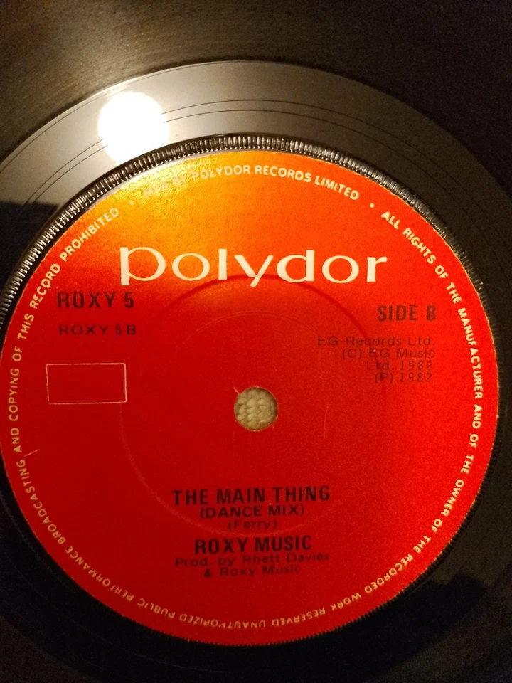 Roxy Music Bryan Ferry bundle of 7 x 7" all are Ireland / Irish Pressings - Image 3 of 4