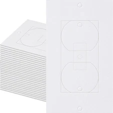 Electrical Outlet Gaskets, 30 Pcs Foam Insulators For Wall Plate Openings, White