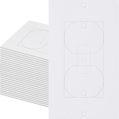 Electrical Outlet Gaskets, 30 Pcs Foam Insulators For Wall Plate Openings, White