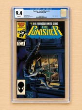 Punisher Limited Series #4 CGC 9.4 White Pages 1986 Marvel Jigsaw Mike Zeck