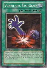 SD6-DE020 Voreiliges Begräbnis 1 Aufl a Structure Deck Spellcasters Judgment