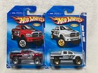 2010 Hot Wheels (2) Dodge Ram 1500 Hw Performance Color Variations Red, White
