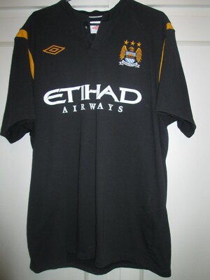 マンチェスターシティ　2009/2010  kit Manchester City 2009-2010 Away Adebayor 25 Football Shirt 44