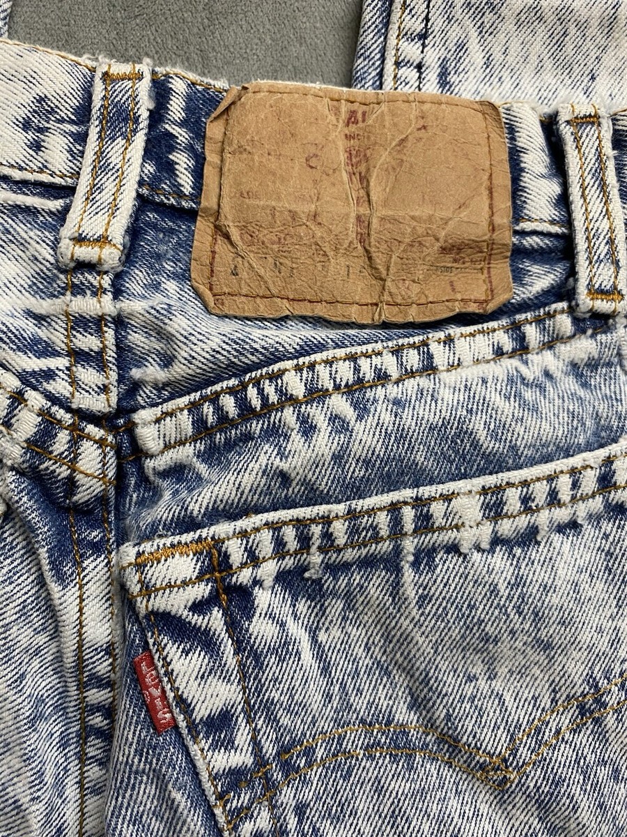 VTG LEVI'S 501 80s 90s Dark Wash Jeans 9 USA Women 26 26501
