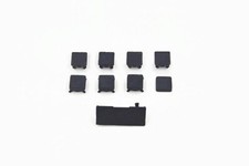 100 Kits 9 in 1 Full set Cover Screw Plug Feet Cover Set Plastic Bottom For PS3