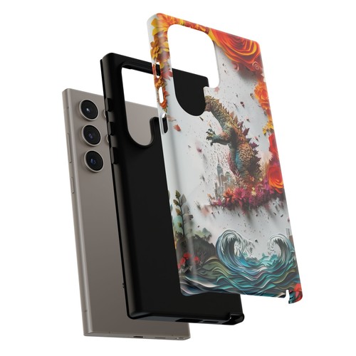 Phone Ink - Tough Case for iPhone Galaxy Pixel - Dino Monster Kaiju Paper Cut - Picture 93 of 191