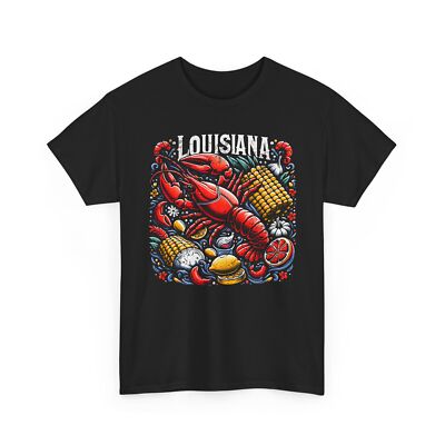 Louisiana Seafood Lover Tee, Crawfish Boil T-Shirt, Gulf Coast Apparel, Cajun