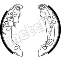 Metelli Bremsbackensatz Bremsbacken Hinten FüR Ford KA Rb_ Fiesta V Jh_ Jd_