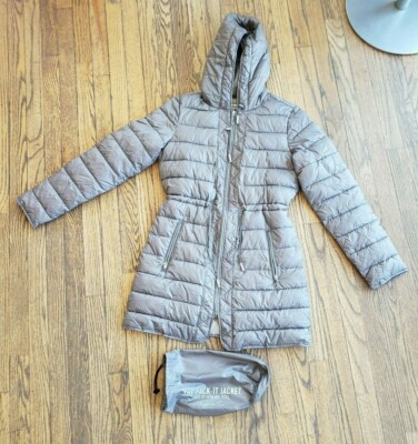 Kenneth Cole New York Pack It Jacket Quilted Color Nickel Size S New  Australia