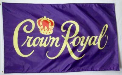 Crown Royal Canadian Whiskey USA große 150 cm Fahne Flagge Banner lila