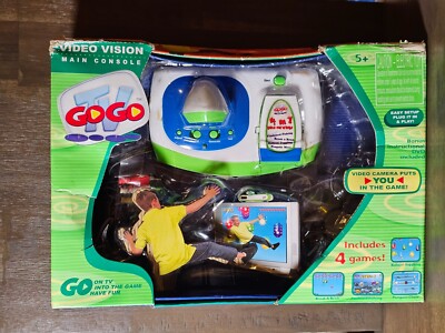 Tv GoGo Video Vision Main Console Includes 4 Games Puts You in the Game