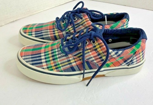 plaid sperry sneakers