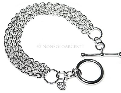 Tuscany Silver Bracciale da Donna in Argento, Catena tipo Origami - 51 cm