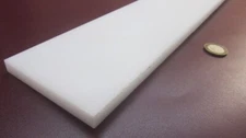 Hdpe White Bar 3/8" (.375") Thick x 3.25" Wide x 12" Long, 4 Pcs, 4 Ft