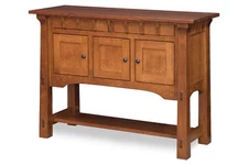 Amish Mission Arts & Crafts Sideboard Solid Wood Corbels Manitoba 52"w x 38"h