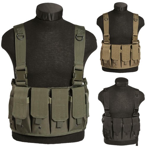 MilTec Magazine Carrier Chest Rig Airsoft Tactical Vest Assault Rifle