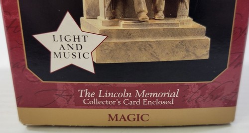 *X) 1997 Hallmark Keepsake The Lincoln Memorial Magic Weihnachtsschmuck - Bild 11 von 15