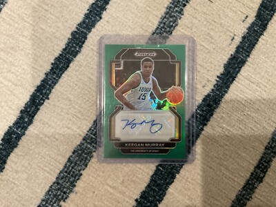 Keegan Murray Green auto 2022 Prism Draft Picks