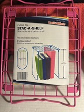 Lockermate Stac-A-Shelf Locker Organizer Shelf, Stackable, Extra Tall DWK