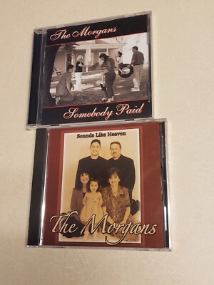 2 CD LOT/ THE MORGANS - SOMEBODY PAID + SOUNDS LIKE HEAVEN/ SEALED Gospel 