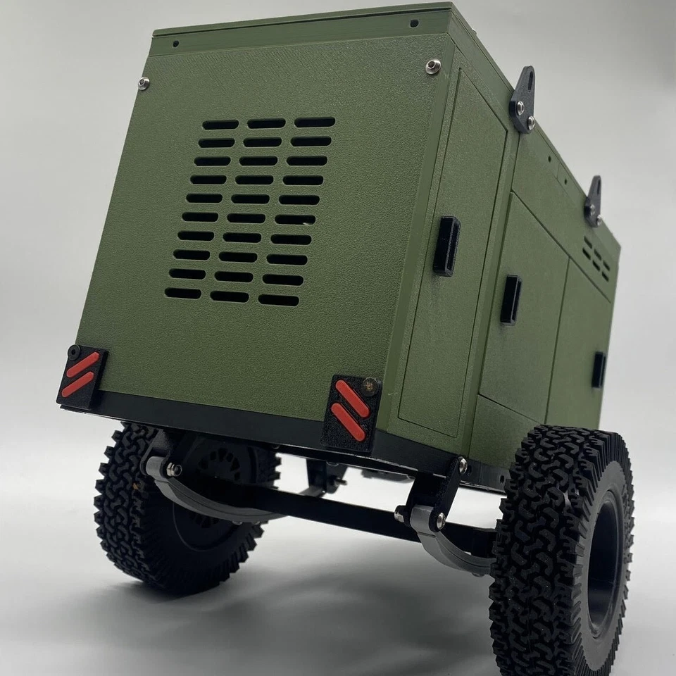 1/10 RC Crawler Trailer - Scale Generator Trailer Off-Road for SCX10 TRX4 Axial - Image 3 of 4