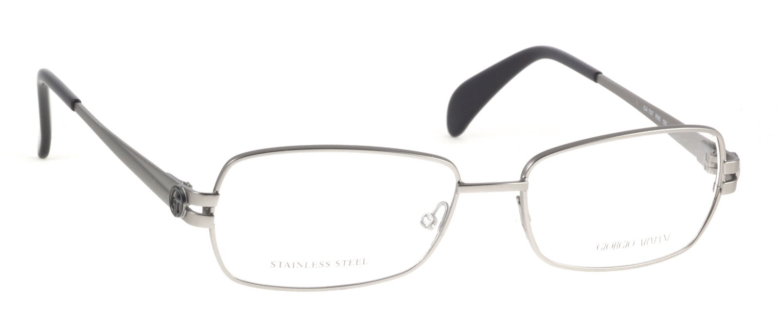 ОПРАВА ДЛЯ ОЧКОВ GIORGIO ARMANI GA797 R80 GUNMETAL ИЗ НОВОГО МЕТАЛЛА, ИТАЛИЯ, 52-15-135 RX