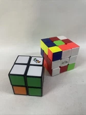 Brain Teaser Cube Puzzle Lot Of 2 3x3 And 2x2