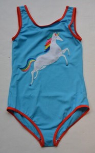 Mini Boden One Piece Swimsuit Girls 11 12 152 Cm Blue Unicorn Swimwear Nwt Ebay
