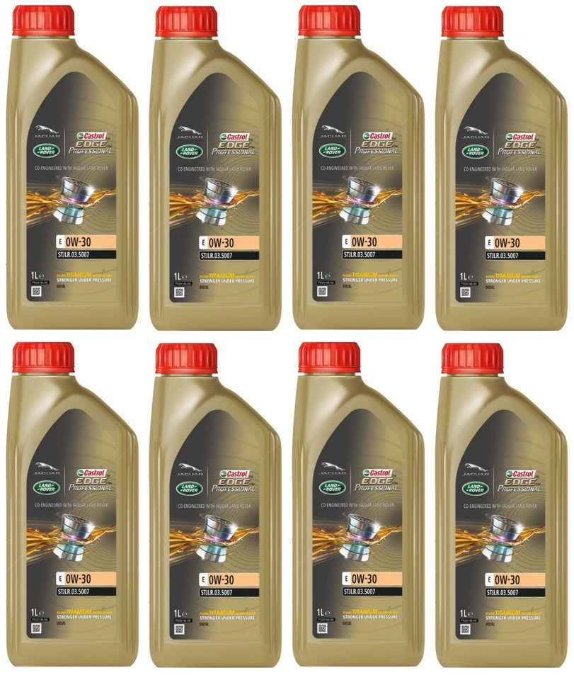 Castrol EDGE Professional E 0w30 Jaguar Land Rover Synthetic Engine Oil ...