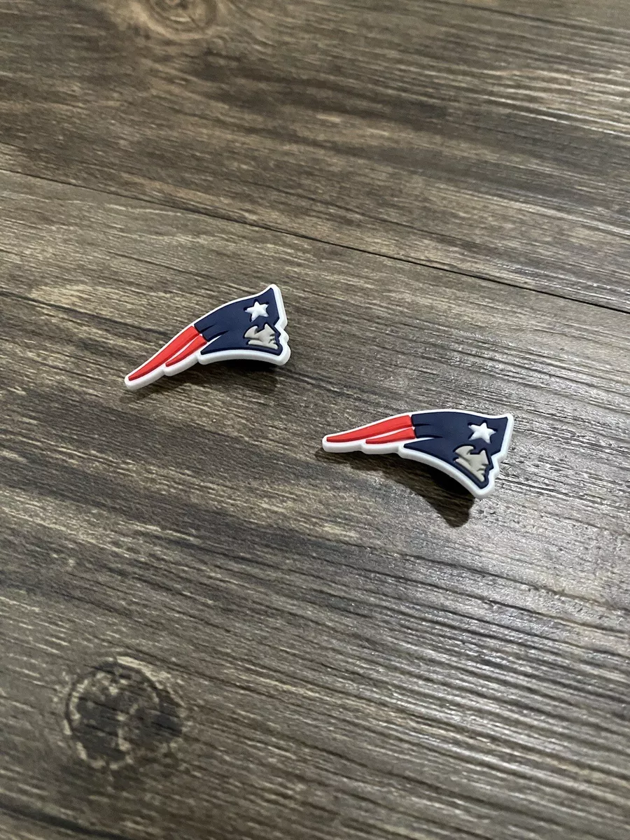 New England Patriots Football Team Sports Charm For Crocs Shoe Charms 2 Pieces