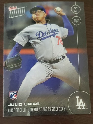 2016 Topps Now 102 Julio Urías