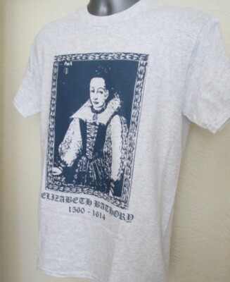 Elizabeth Bathory T-Shirt Gräfin Dracula Vampir Gothic Seral Killer Neu G213