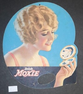 1924 Moxie Soda Fountain Fan Pull Frank Archer & Eileen Percy - C