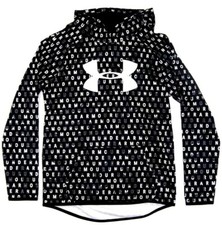 Under Armour Girl's ColdGear Hoodie NWT Size Small or Large Black Sweatshirt