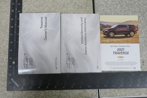 Chevy Traverse Owner's Manual 2021 Book Set 21 Free Shipping OM859