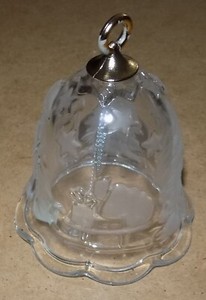 Glass Bell Christmas Ornament