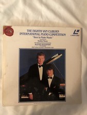 New  Eighth Van CLIBURN International Piano Competition Sultanov Lupo Laserdisc