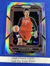 2023 #55 Alysha Clark WNBA Panini Prizm Basketball Silver Prizm Aces